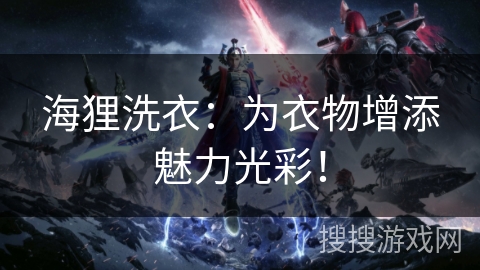 海狸洗衣:为衣物增添魅力光彩! 海狸洗衣:为衣物增添魅力光彩!