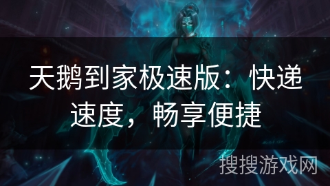 天鹅到家极速版：快递速度，畅享便捷