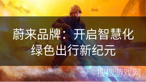 蔚来品牌:开启智慧化绿色出行新纪元 蔚来品牌:开启智慧化绿色出行新纪元