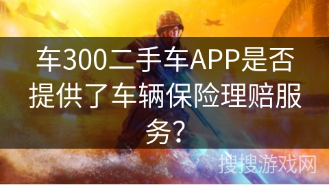 车300二手车APP是否提供了车辆保险理赔服务？