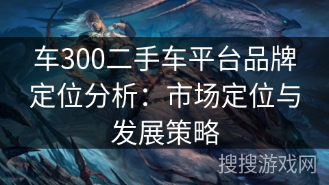 车300二手车平台品牌定位分析:市场定位与发展策略 车300二手车平台品牌定位分析:市场定位与发展策略