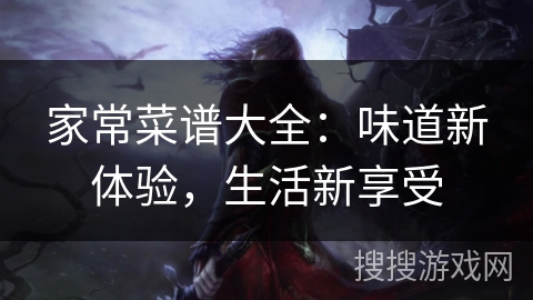 家常菜谱大全：味道新体验，生活新享受