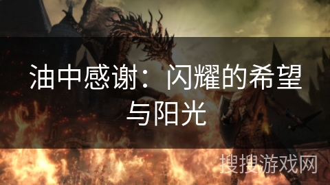 油中感谢：闪耀的希望与阳光