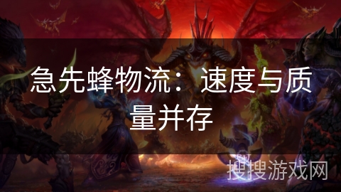 急先蜂物流：速度与质量并存