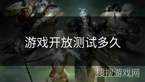 游戏开放测试多久