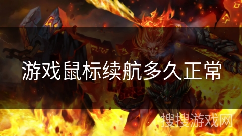 游戏鼠标续航多久正常