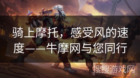 骑上摩托，感受风的速度——牛摩网与您同行