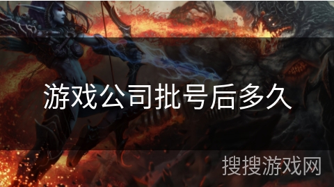 游戏公司批号后多久
