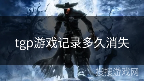 tgp游戏记录多久消失