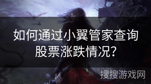 如何通过小翼管家查询股票涨跌情况？