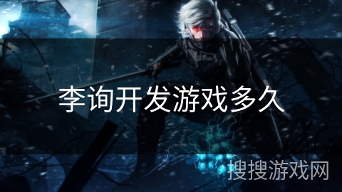 李询开发游戏多久