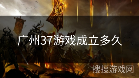 广州37游戏成立多久