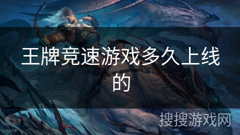 王牌竞速游戏多久上线的