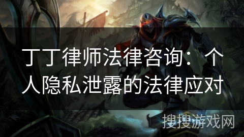 丁丁律师法律咨询:个人隐私泄露的法律应对 丁丁律师法律咨询:个人隐私泄露的法律应对