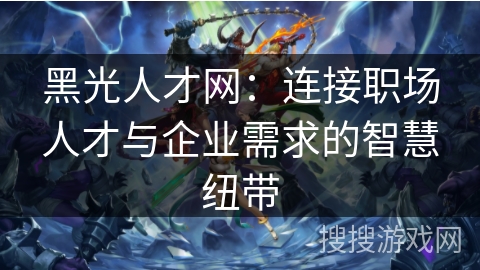 黑光人才网：连接职场人才与企业需求的智慧纽带
