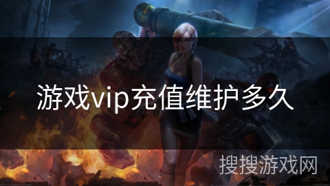 游戏vip充值维护多久