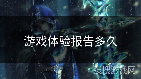 游戏体验报告多久