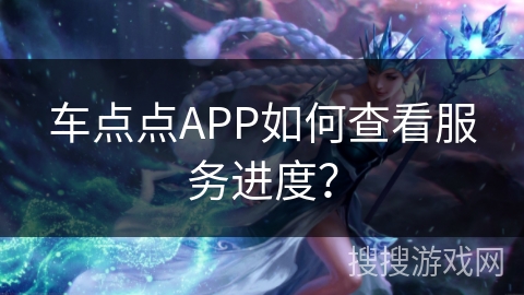 车点点APP如何查看服务进度？