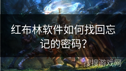 红布林软件如何找回忘记的密码？