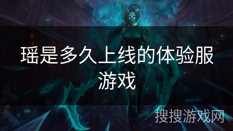 瑶是多久上线的体验服游戏