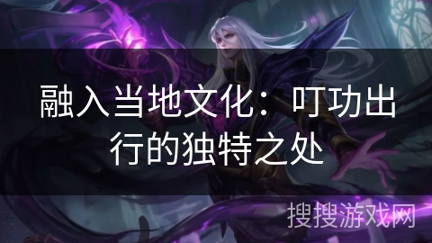 融入当地文化：叮功出行的独特之处