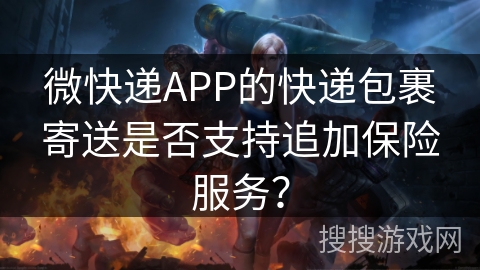 微快递APP的快递包裹寄送是否支持追加保险服务？