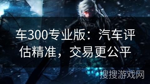 车300专业版：汽车评估精准，交易更公平