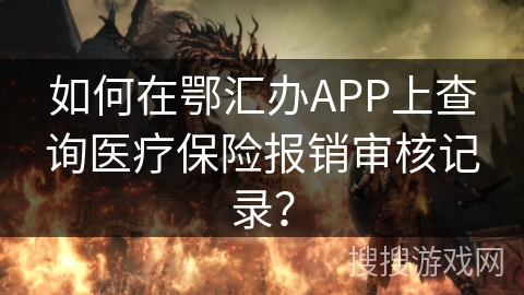 如何在鄂汇办APP上查询医疗保险报销审核记录？