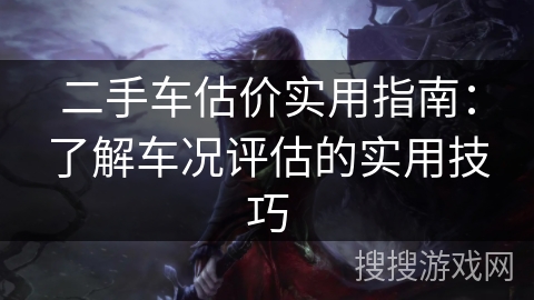二手车估价实用指南：了解车况评估的实用技巧