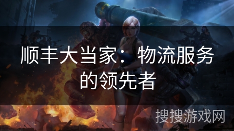 顺丰大当家：物流服务的领先者