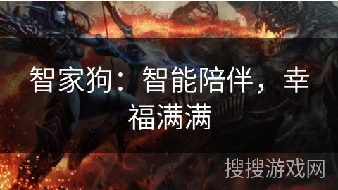 智家狗：智能陪伴，幸福满满