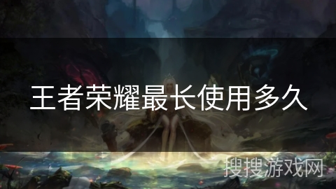 王者荣耀最长使用多久