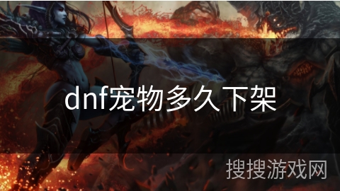 dnf宠物多久下架 dnf宠物多久下架