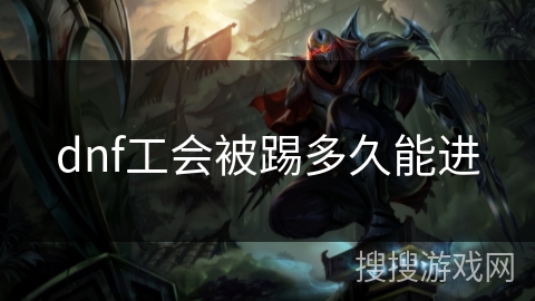 dnf工会被踢多久能进
