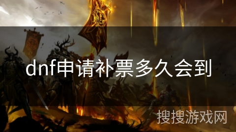 dnf申请补票多久会到