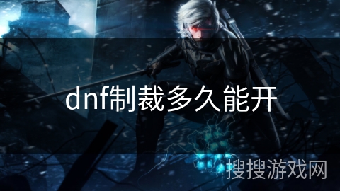 dnf制裁多久能开