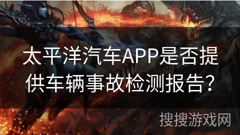 太平洋汽车APP是否提供车辆事故检测报告？