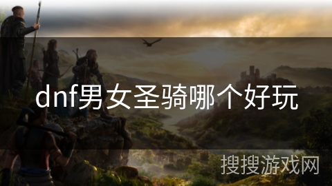 dnf男女圣骑哪个好玩