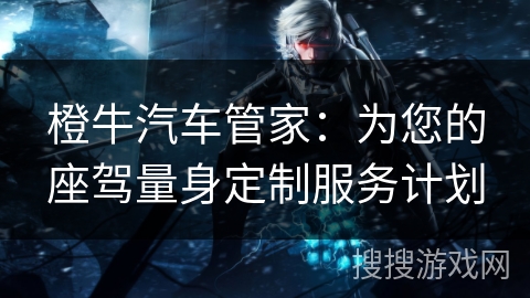 橙牛汽车管家：为您的座驾量身定制服务计划