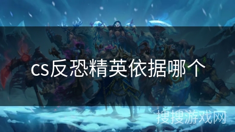 cs反恐精英依据哪个