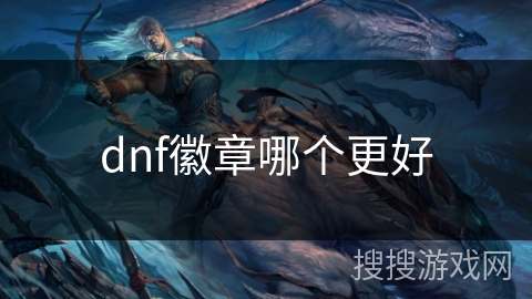 dnf徽章哪个更好