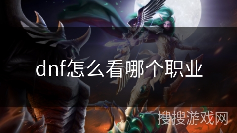 dnf怎么看哪个职业