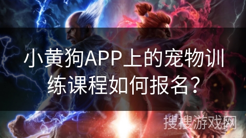 小黄狗APP上的宠物训练课程如何报名? 小黄狗APP上的宠物训练课程如何报名?