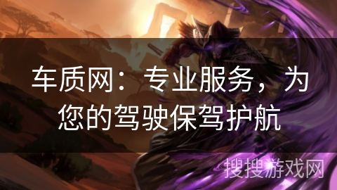 车质网：专业服务，为您的驾驶保驾护航