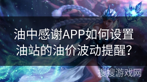 油中感谢APP如何设置油站的油价波动提醒？