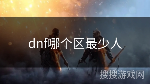 dnf哪个区最少人 dnf哪个区最少人