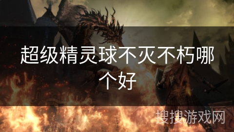 超级精灵球不灭不朽哪个好