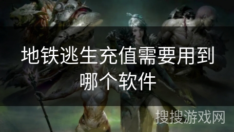 地铁逃生充值需要用到哪个软件