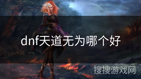 dnf天道无为哪个好 dnf天道无为哪个好
