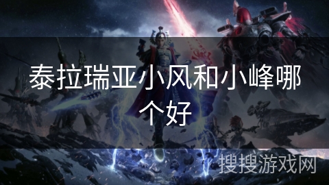 泰拉瑞亚小风和小峰哪个好